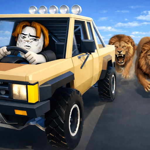 a long safari trip icon